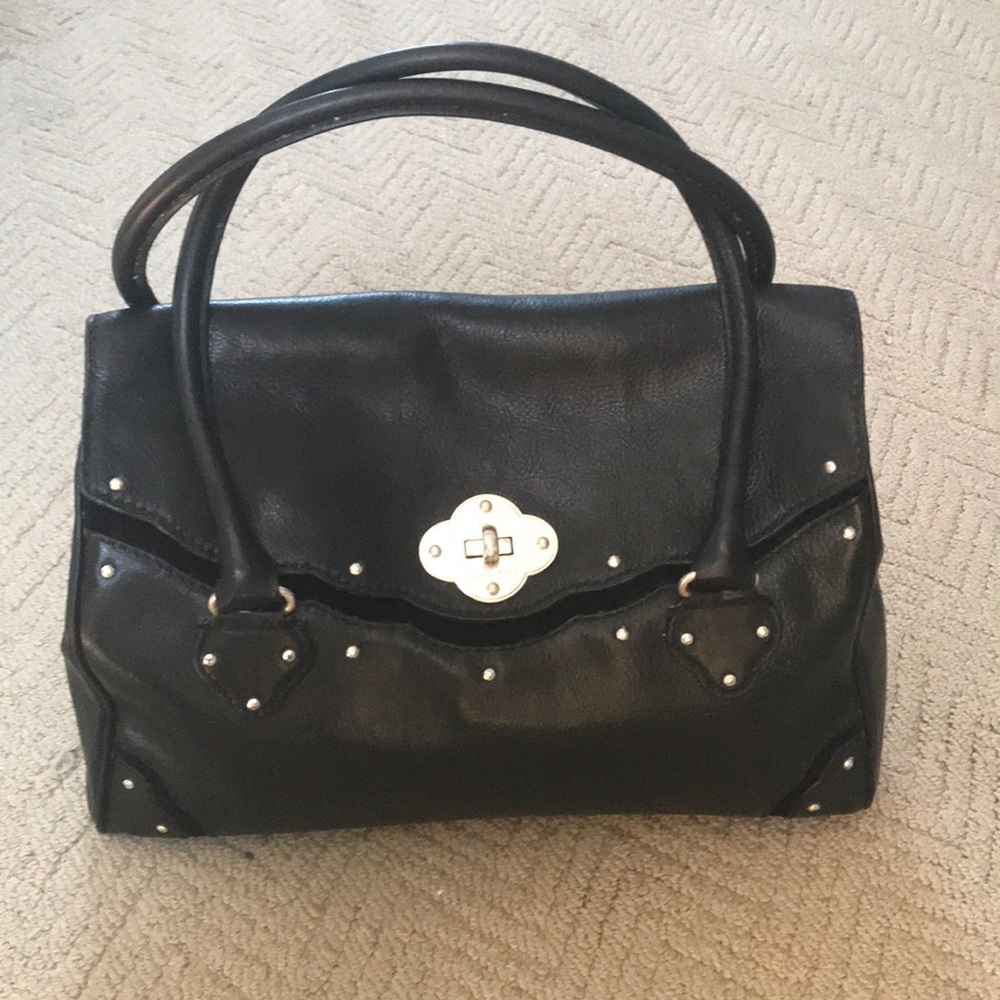 Michael Kors Doctors Satchel leather and suede bag